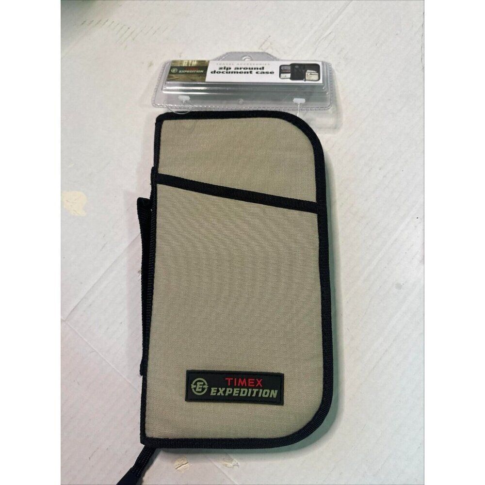 Timex Zip Around Document Case New Old Stock Unique Hard To Find